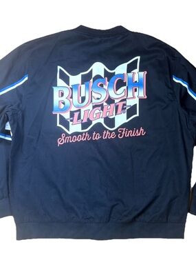 Men’s Busch Light Checkered Flag Bomber Jacket